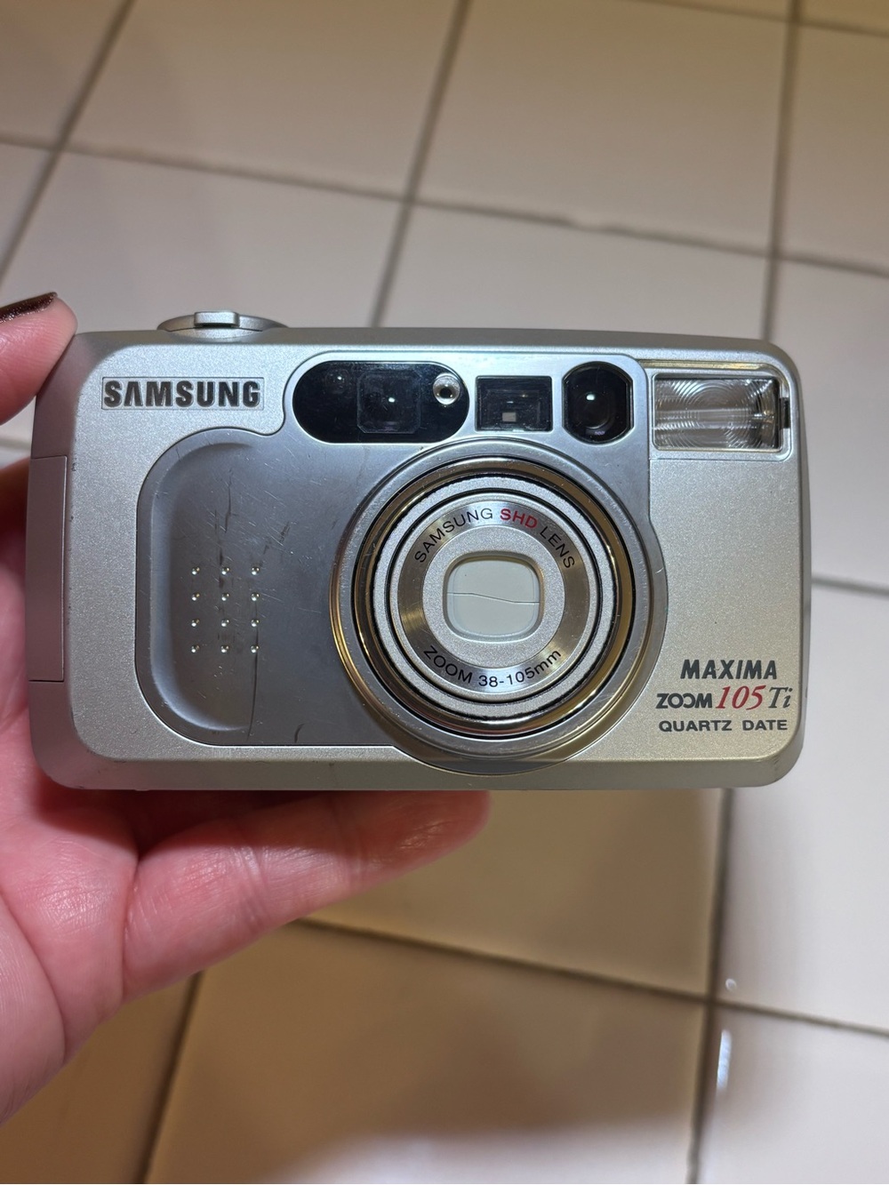 Samsung Maxima Zoom 105Ti 35mm Film Camera Quartz Date **Read**